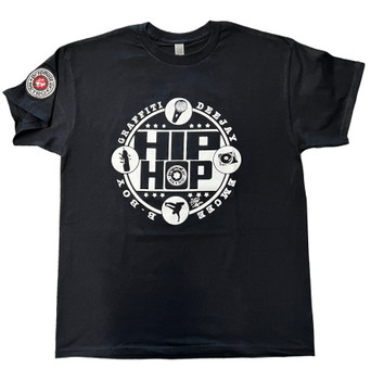 Hip Hop Elements Black T-Shirt
