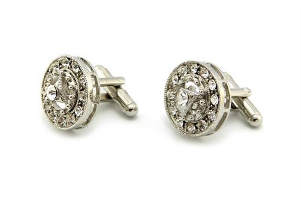 Circles and Triangle Cufflinks