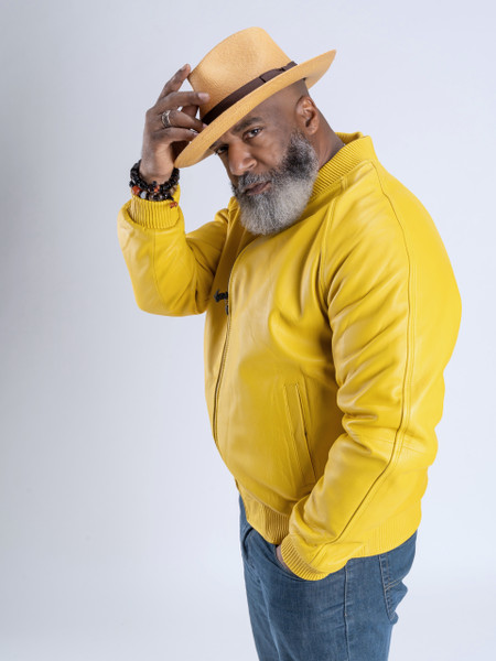 Yellow Butter Soft Baseball Leather Jacket