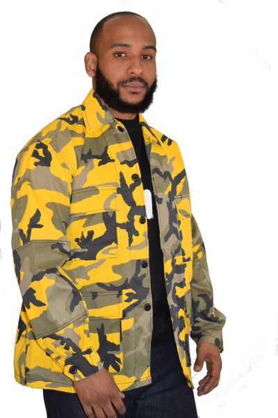 Savage Yellow BDU Shirt Jacket