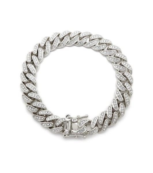 Silver Cuban Chain Anklet