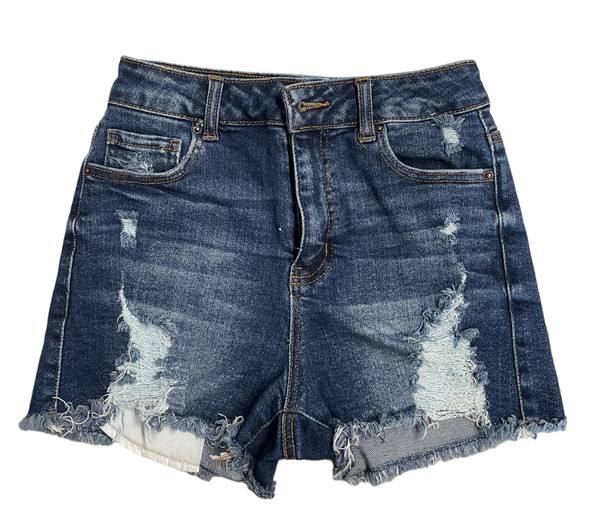 High Waist Distressed Denim Hot Shorts | HipHopCloset.com