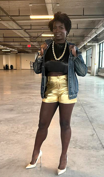 Gold Short Shorts 