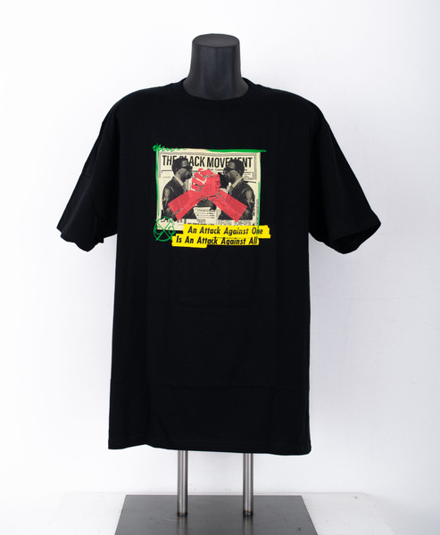 unisex Cross Colours The Black Movement Tee Shirt graphic print shirt