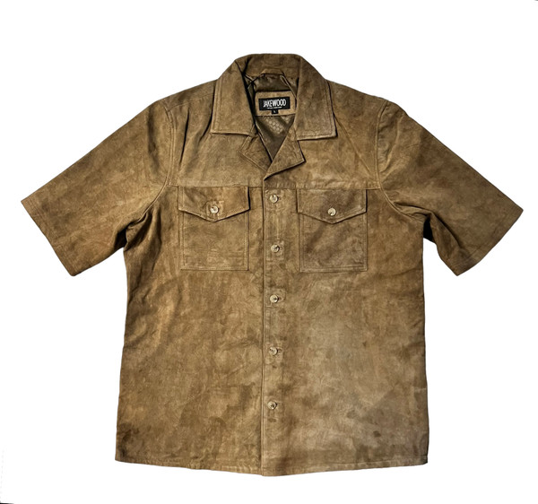 トップス archive leather short sleeve shirt 0400019057611?wid=900