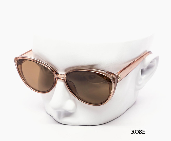 Rose Elise Round Cateye Sunglasses
