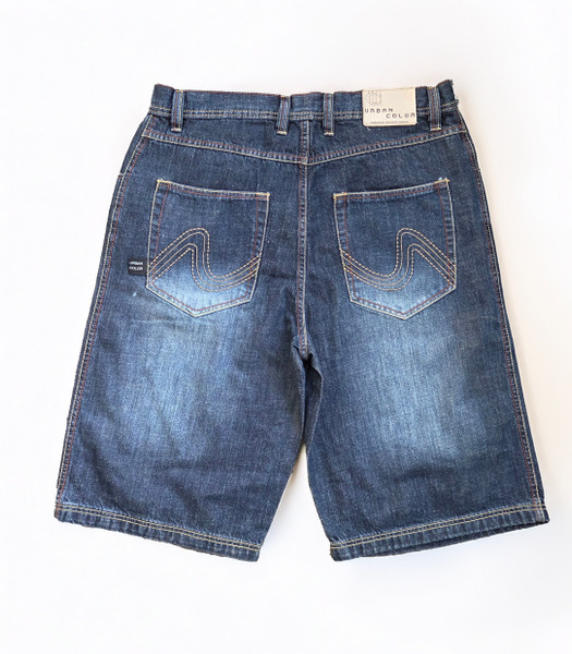 Urban Color Wide Leg Denim Jorts