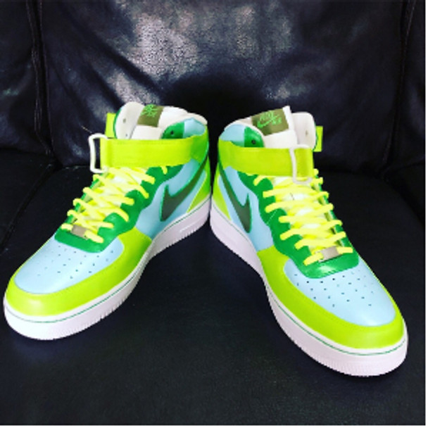 nike neon sneakers