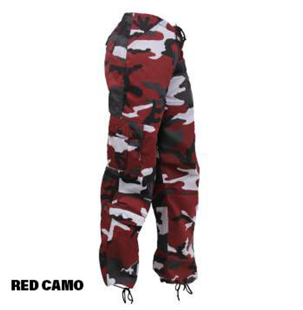 Red Camo Rothco ladies colored Camo pants