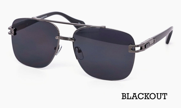 Modern Classy Aviator Semi-Rimless Gradient Sunglasses