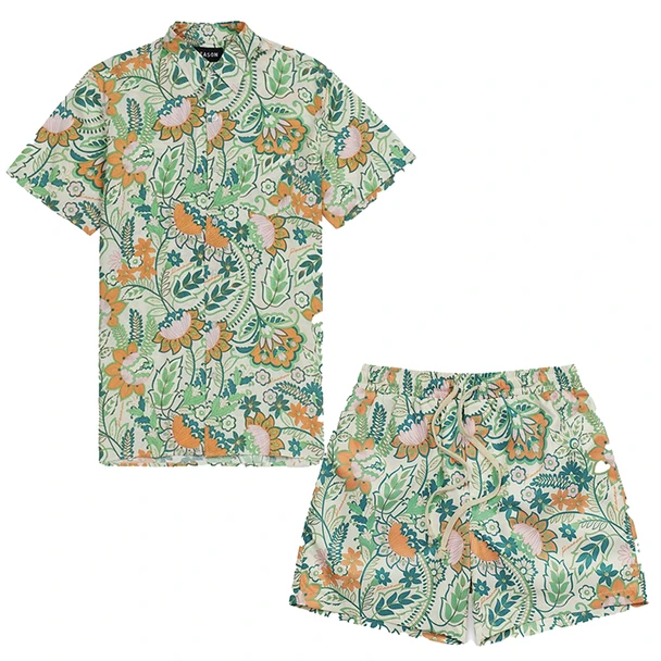 Reason Flowers Shorts Set perfect for vacation