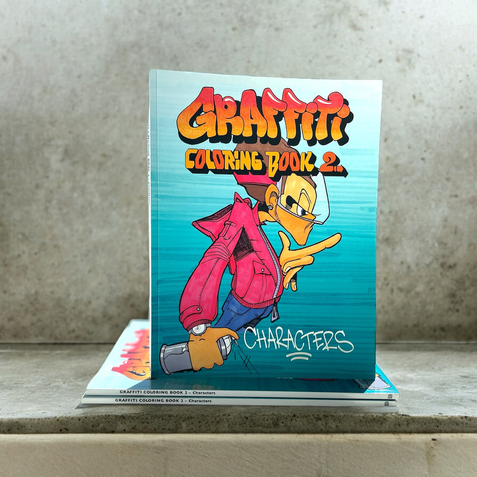 Graffiti Coloring Book Part 2 | HipHopCloset.com
