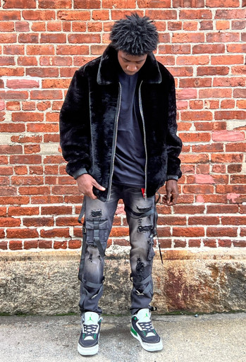 ジャケット・アウター 00s fuga Mouton leather fur jacket coat GOSTAR DE FUGA Early 00s Racoon Fur Wool Rider Jacket – DRIEW