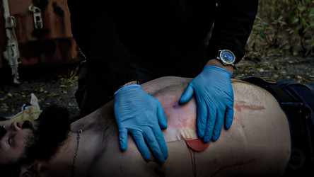"Sucking Chest Wound Treatment" (Pre-Hospital)