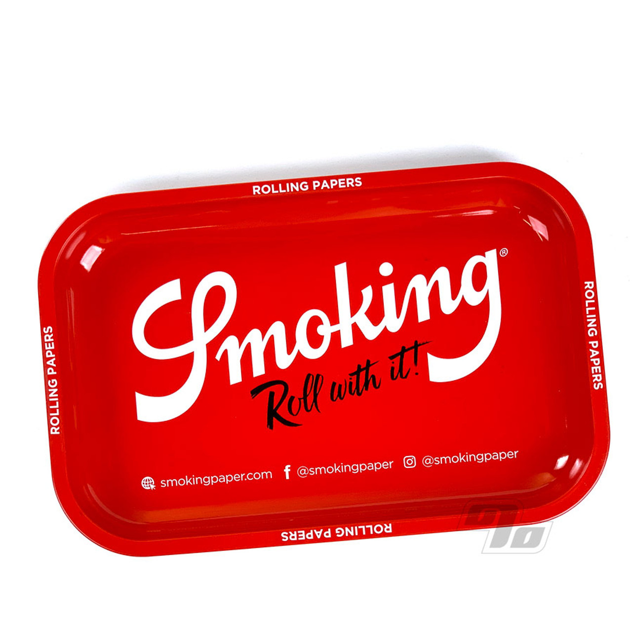 Smoking Mini Red Rolling Tray from Smoking Rolling Papers
