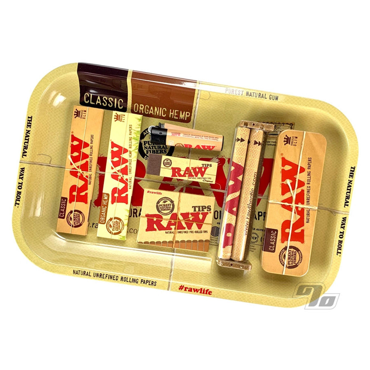 Buy RAW Rolling Tray KIT or Set King Size + Tray + HYDROSTONE + Roller +  Paper Tips Online at Low Prices in India 