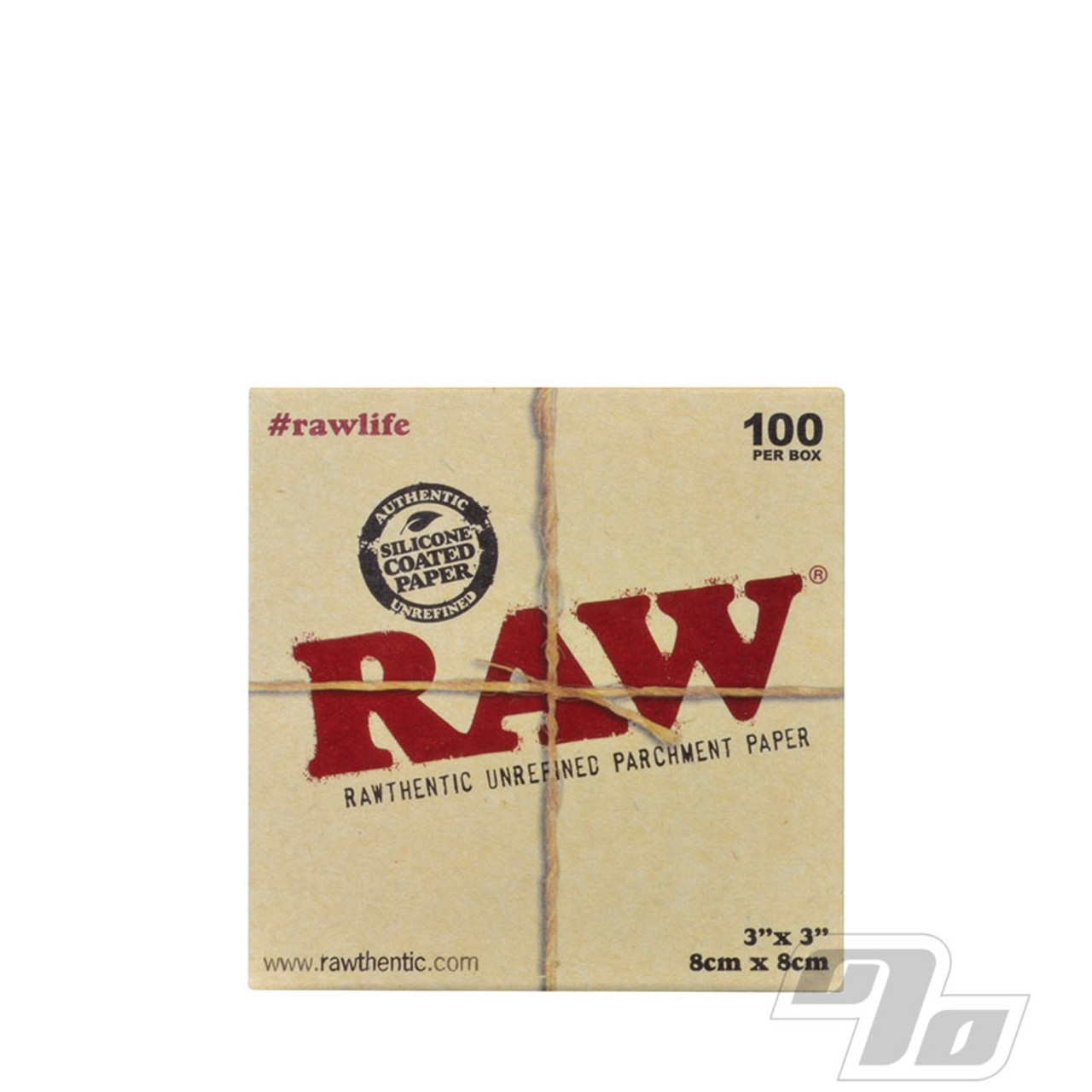 RAW Parchment Squares 3x3in Pack of 100