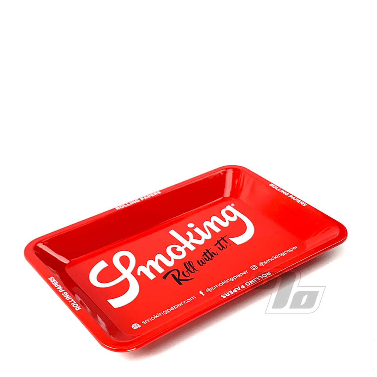 Smoking Mini Red Rolling Tray from Smoking Rolling Papers