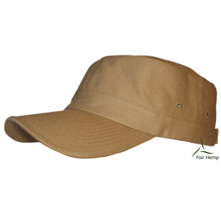 Fair Hemp Military cap in Khaki