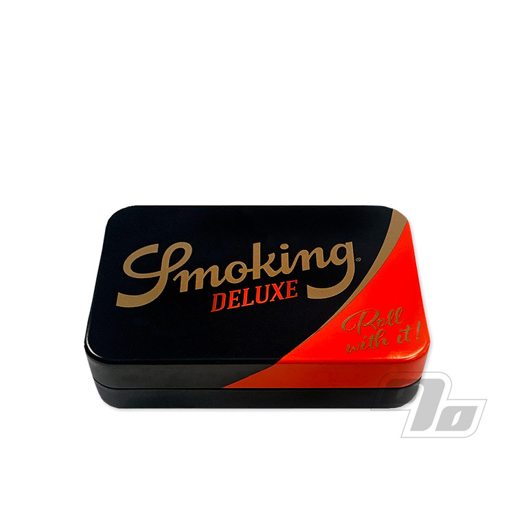 Smoking Deluxe Black Rolling Tin