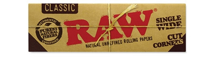 RAW Natural SW Cut Corner Rolling Papers