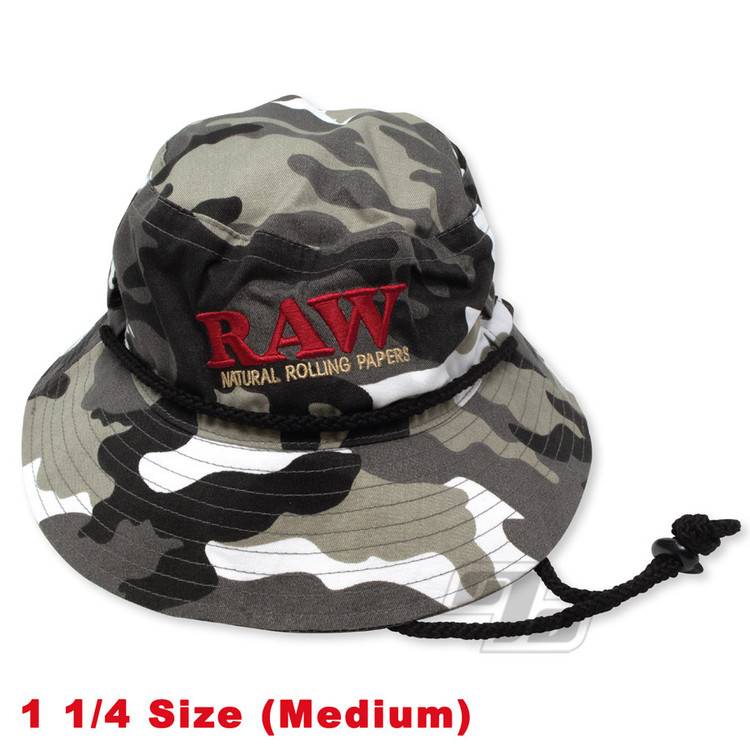 RAW Smokermans Camo Hat in 1 1/4 Medium