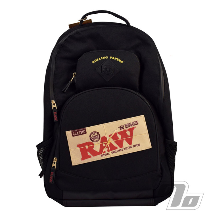 RAW Black Smell Proof BakePack