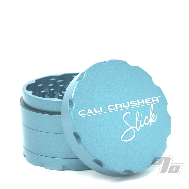 Cali Crusher OG Slick 4 Piece 2.5 inch Herb Grinder in Teal