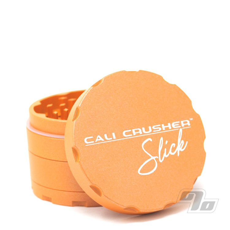 Cali Crusher OG Slick 4 Piece 2.5 inch Herb Grinder in Orange