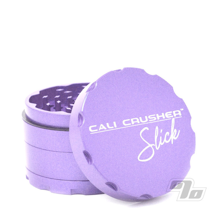 Cali Crusher OG Slick 4 Piece 2.5 inch Herb Grinder in Purple