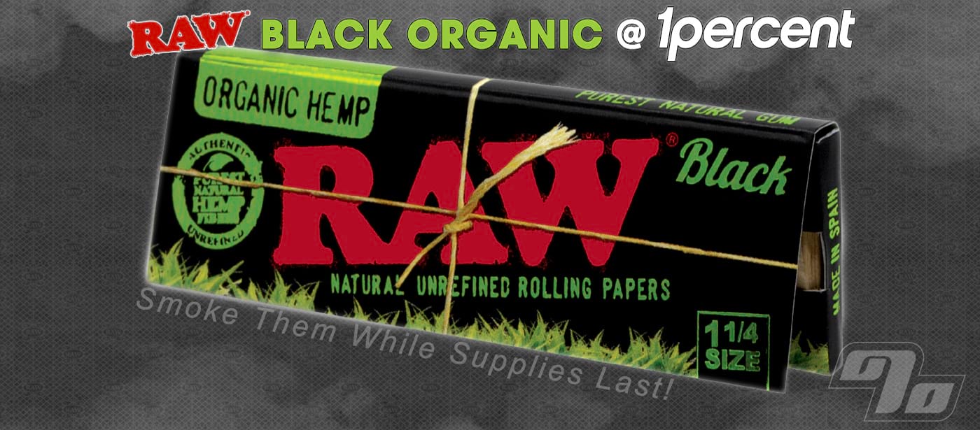 Buy RAW Black Organic Rolling Papers