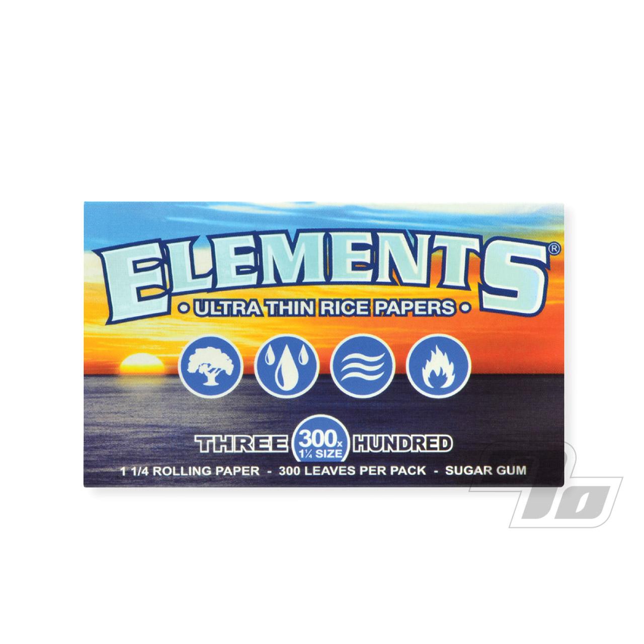Elements 1 1/4 Rolling Papers Ultra Thin Rice Paper
