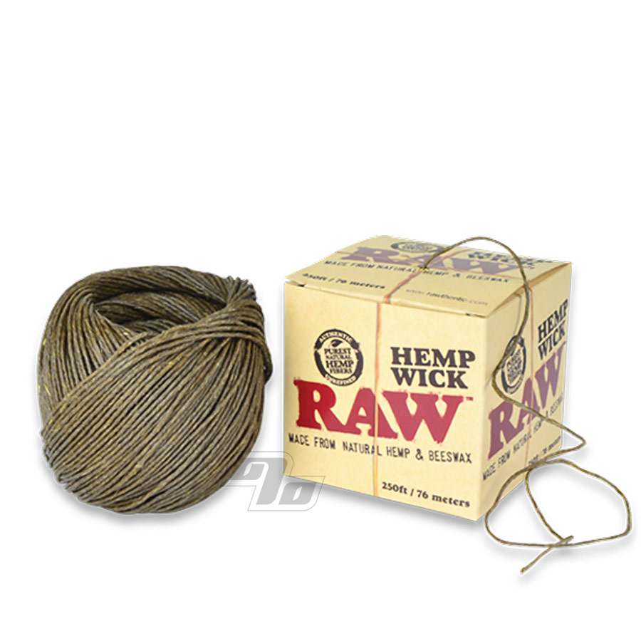 RAW RAW - Hemp Wick  - IVY Smoker's Boutique