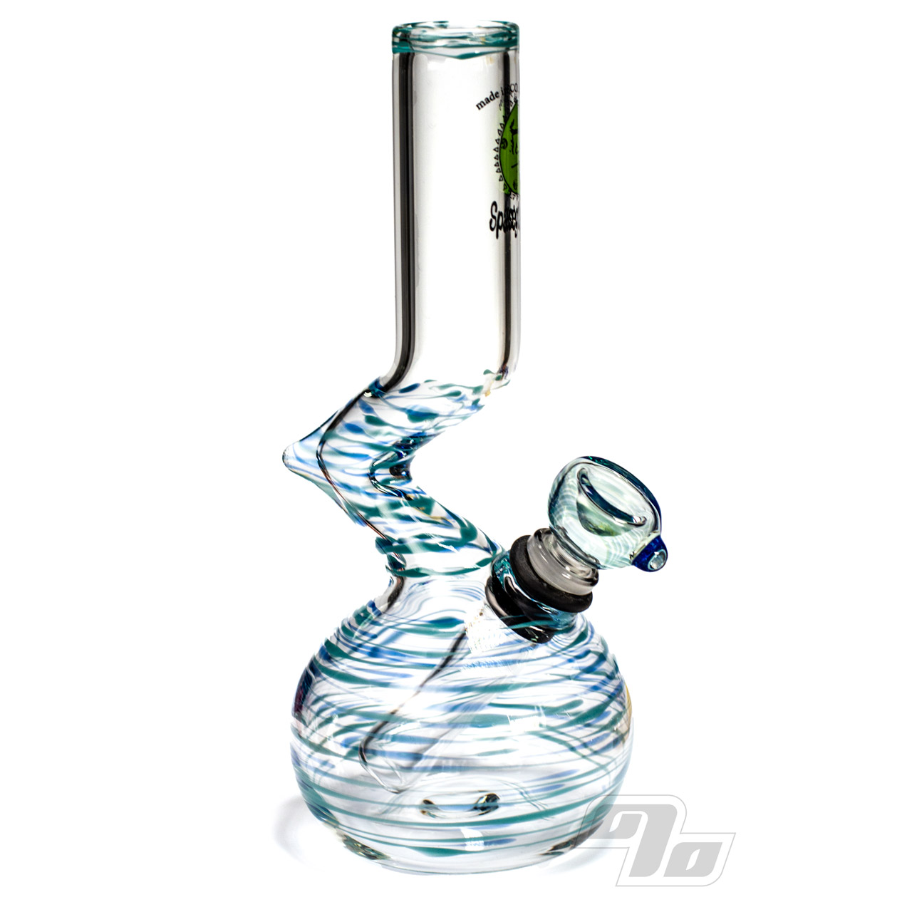 14 Zig Zag Glass Water Pipe – Up-N-Smoke