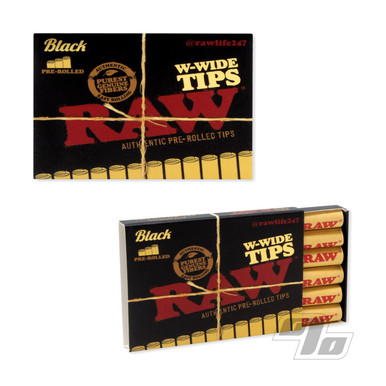 Raw Black Tips Classic filtros para porros - Grow Barato