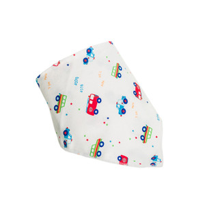 BWB1230 Cartoon Bus Printed Baby Bibs