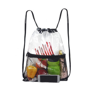 MOR3535 PVC Transparent Drawstring Pockets