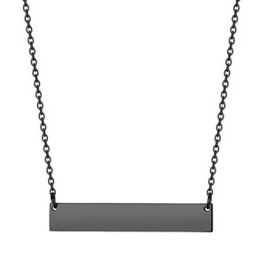 CLO3064 Stainless Steel Bar Necklace 