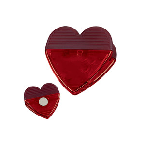 OFF3127 Heart Shape Plastic Clip