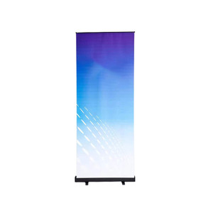 OFF3500 Single Sided Retractable Banner with Black Stand