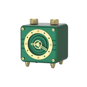 HOM3314 Mini Retro Clock FM Radio Bluetooth Speaker