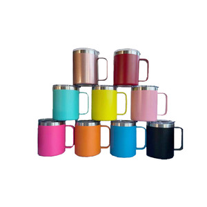 HOM3621 Stainless Steel Mug with Handle