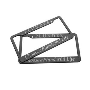 HOM3547 Plain License Plate Frame