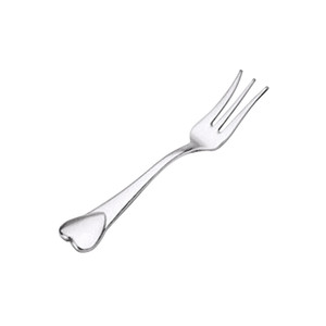 BWS1132 Heart Shape Handle Stainless Steel Cake Fork