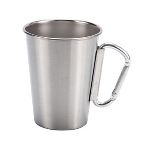 HOM3784 Portable Carabiner Stainless Steel Mug