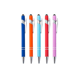 OFF3732 Metal Ballpoint Pen With Stylus Tip