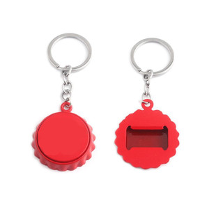 MOR4670 Beer Cap Keychain with Bottle Opener