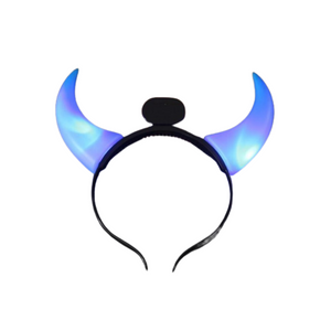 HOM5354SW Large Devil Horns Light Up Headband