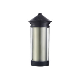 SUD1143 11 OZ Pavilion Shaped Stainless Steel Space Bottle