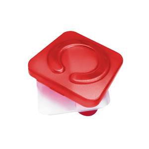 HAL1128 Square 4 Compartment Pill Box with Retractable Handle